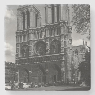 Porta-copo De Pedra Catedral de Vintage France Paris Notre Dame