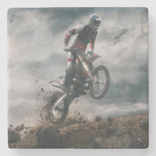 Porta-copo De Pedra Cavaleiro-da-motocross