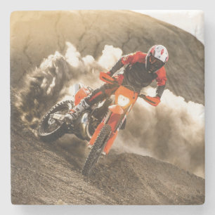 Porta-copo De Pedra Cavaleiro Motocross