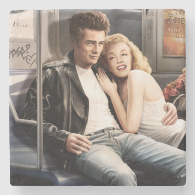 Porta-copo De Pedra Cavaleiros do metro (Frente)