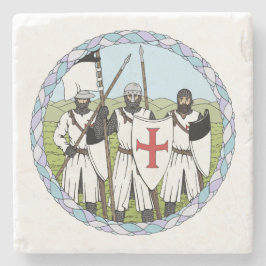 Porta-copo De Pedra Cavaleiros Medievais Templários