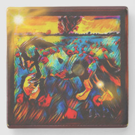 Porta-copo De Pedra Cavalo Freshtastico 01-01