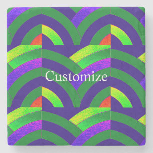 Porta-copo De Pedra Cavalos elegantes na moda modernos