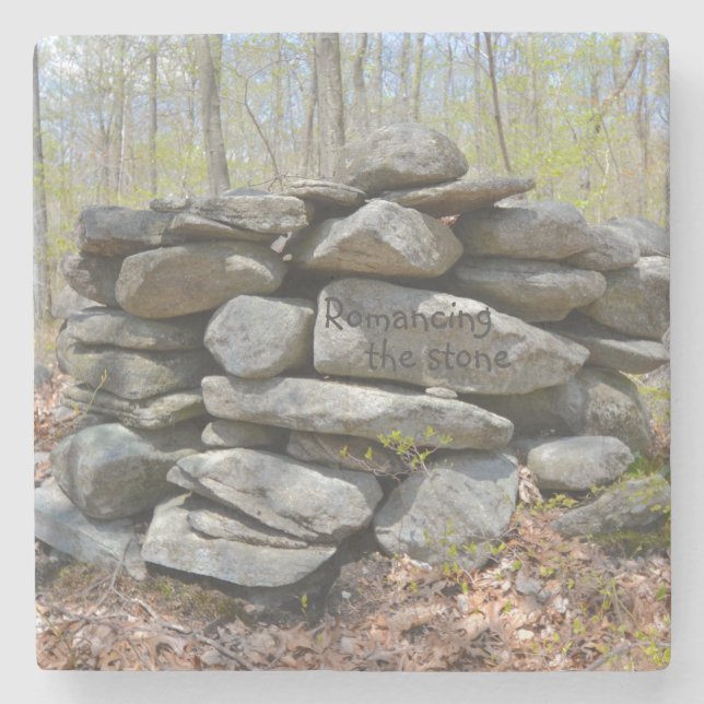 Porta-copo De Pedra Celebrando a Pedra Cerimonial (Frente)