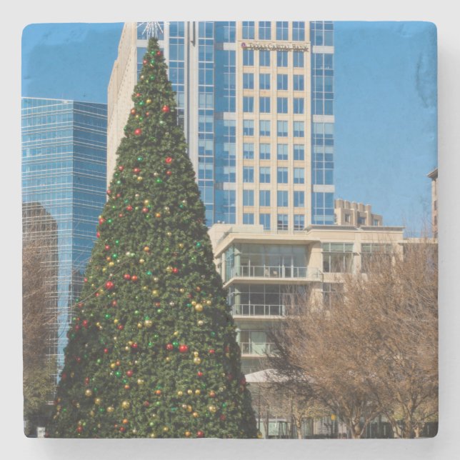 Porta-copo De Pedra Centro de Natal Dallas (Frente)