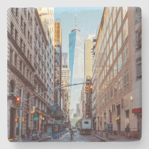 Porta-copo De Pedra Centro New York View do World Trade Center