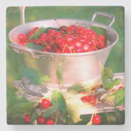 Porta-copo De Pedra Cereja, Jardim de Algodão Rosalinde