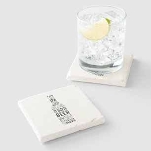 Porta-copo De Pedra Cerveja dada forma