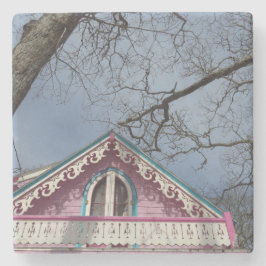 Porta-copo De Pedra Céu Dramático de Algodão Rosa - Vineyard de Martha