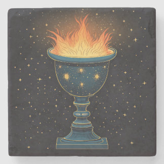 Porta-copo De Pedra Chalice Flaming no Céu