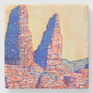 Porta-copo De Pedra Chamadas de SEDONA a você