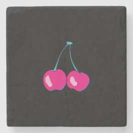 Porta-copo De Pedra Cherry Porta copos