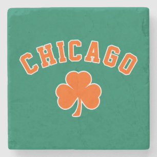 Porta-copo De Pedra Chicago Irish 