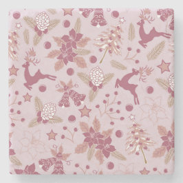 Porta-copo De Pedra Christmas holidays