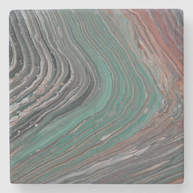 Porta-copo De Pedra Chuvas Desertadas (Frente)