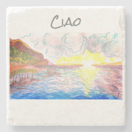 Porta-copo De Pedra Ciao