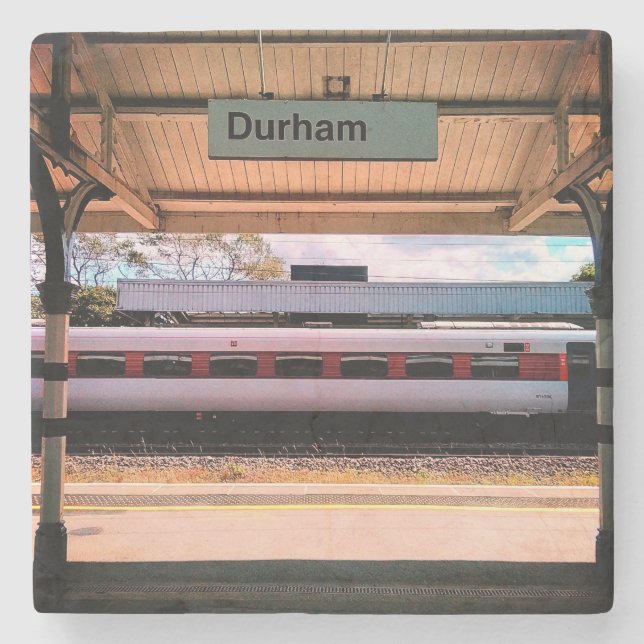 Porta-copo De Pedra Cidade de Durham (Frente)