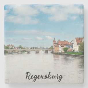 Porta-copo De Pedra Cidade histórica de Regensburg, Alemanha
