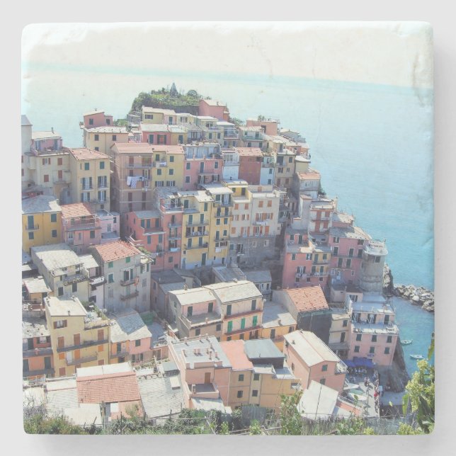 Porta-copo De Pedra Cinque Terre, Italia (Frente)