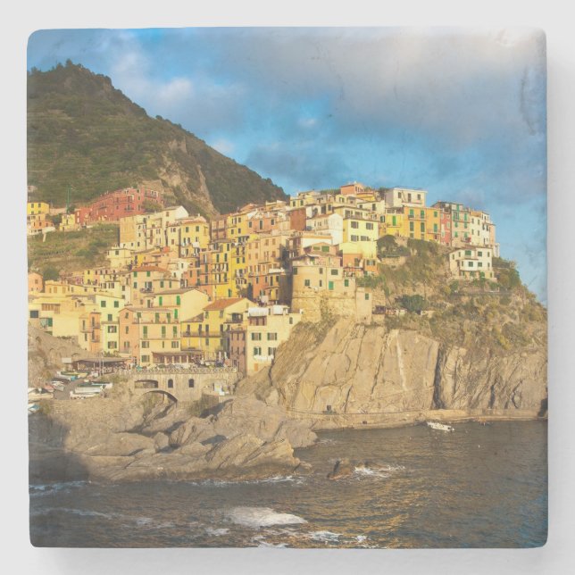 Porta-copo De Pedra Cinque Terre, Italia (Frente)