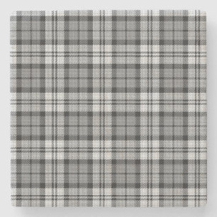 Porta-copo De Pedra Cinza Blackwatch Tartan Xadrez