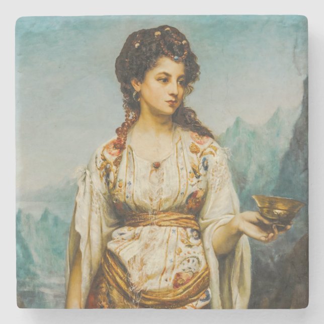 Porta-copo De Pedra Circe de Jean Jules Bardin (1875) (Frente)