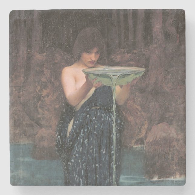 Porta-copo De Pedra Circe Invidiosa (mitologia grega clássica) (Frente)