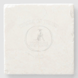 Porta-copo De Pedra Círculo De Confiança Meu Cão Engraçado De Greyhoun