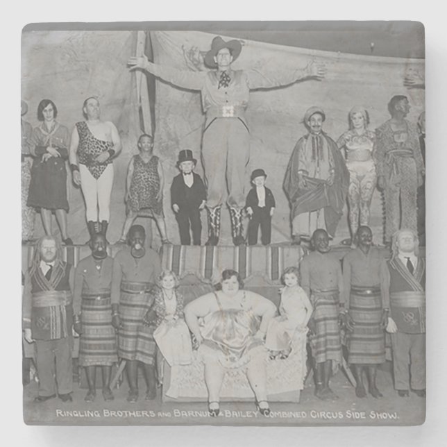 Porta-copo De Pedra Circus Side Show Freaks (Frente)