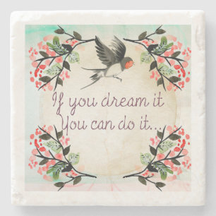 Porta-copo De Pedra Citação