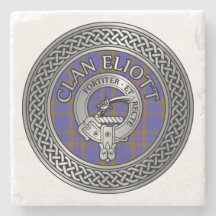 Clan Eliott Crest & Tartan Knot
