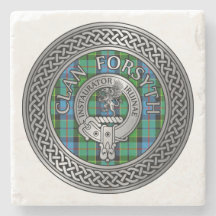 Clan Forsyth Crest & Tartan Knot