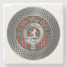 Clan MacDuff Crest & Tartan Knot