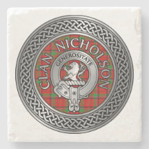 Clan Nicholson Crest & Tartan Knot