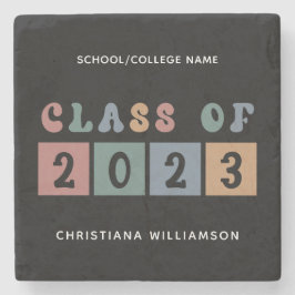 Porta-copo De Pedra Classe Retroativa Personalizada de Graduação 2023