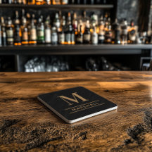 Clássico Cognac Tan Monograma Personalizado Inicia