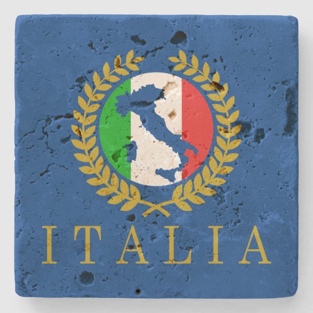 Porta-copo De Pedra Clássico Italiano (Frente)