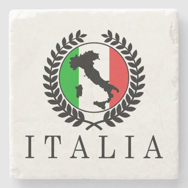 Porta-copo De Pedra Clássico Italiano (Frente)