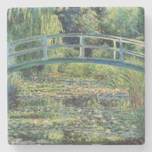 Porta-copo De Pedra Claude Monet - A Água Lily Pond