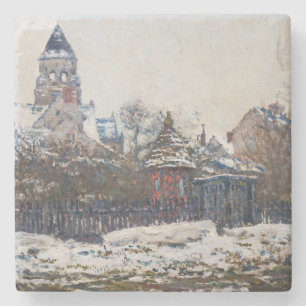 Porta-copo De Pedra Claude Monet - A Igreja de Vetheuil