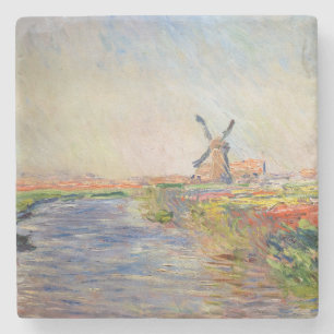Porta-copo De Pedra Claude Monet - Campo de Tulipas na Holanda