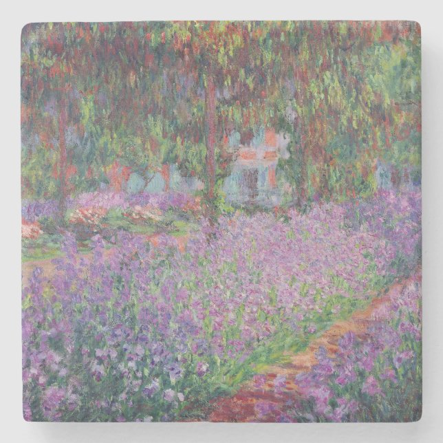 Porta-copo De Pedra Claude Monet| Jardim do Artista em Giverny (Frente)