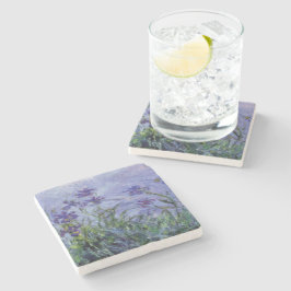 Porta-copo De Pedra Claude Monet Lilac Irises