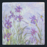 Porta-copo De Pedra Claude Monet - Lilac Irises / Iris Mauves<br><div class="desc">Lilac Irises / Iris Mauves - Claude Monet,  1914-1917</div>