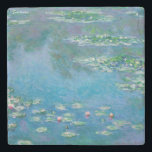 Porta-copo De Pedra Claude Monet - Lírios Água 1906<br><div class="desc">Lírios de Água (Ninfas) - Claude Monet,  Óleo na Canvas,  1906</div>