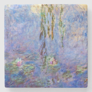 Porta-copo De Pedra Claude Monet - Lírios Hídricos
