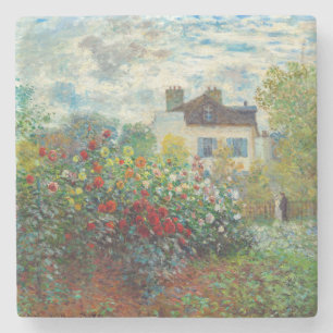 Porta-copo De Pedra Claude Monet - O Jardim do Artista em Argenteuil