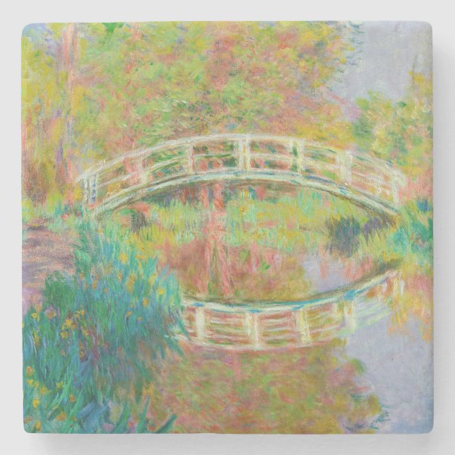 Porta-copo De Pedra Claude Monet - Ponte Japonesa, Giverny (Frente)