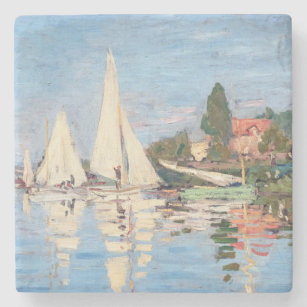 Porta-copo De Pedra Claude Monet - Regattas em Argenteuil