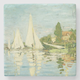 Porta-copo De Pedra Claude Monet. Regattas em Argenteuil